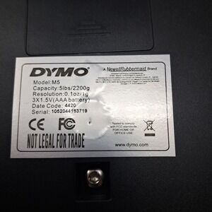 DYMO M5 Digital Postal Shipping Scale 5lb/2200g‎ Office Home